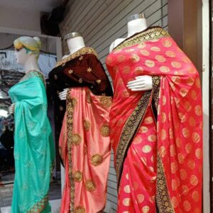 Designer Kalamkari Silk Saree in Terracotta